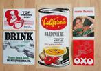 Vintage stickers soep