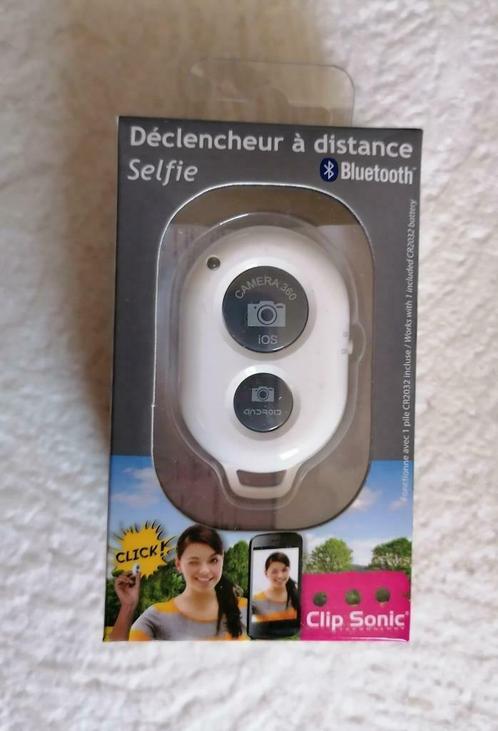 'ClipSonic' - Déclencheur A Distance Selfie Bluetooth, Télécoms, Téléphonie mobile | Accessoires & Pièces, Neuf, Support de téléphone ou Accessoire
