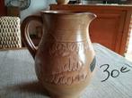 Vintage serviesgoed in zandsteen, theepot, botervloot ..., Antiek en Kunst, Ophalen of Verzenden