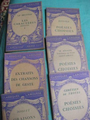  franse klassiekers lectuur molière,balzac, voltaire ea beschikbaar voor biedingen