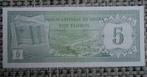 Bankbiljet 5 Florin Aruba 1986 UNC, Ophalen of Verzenden, Overige landen, Setje