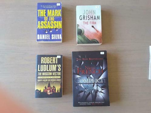 4 spannende Engelstalige thrillers, Boeken, Thrillers, Gelezen, België, Ophalen of Verzenden