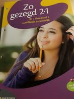 Zo Gezegd 2.1 schriftelijk persoonlijk, Boeken, Nieuw, Ophalen of Verzenden, Van In, Nederlands