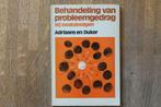 Behandeling van probleemgedrag bij zwakzinnigen, Livres, Psychologie, Adriaans en Duker, Utilisé, Psychologie clinique, Enlèvement ou Envoi