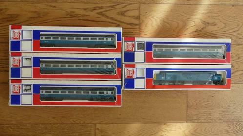 Jouef HO - INTER CITY reizigerstrein - locomotive + 4 wagens, Hobby en Vrije tijd, Modeltreinen | H0, Zo goed als nieuw, Treinset