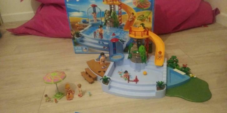 Playmobil tropisch zwembad set 4858, Kinderen en Baby's, Speelgoed | Playmobil, Gebruikt, Complete set, Ophalen of Verzenden