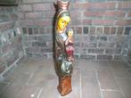 Antique/vintage - Statue polychrome de la Vierge Marie à l'e, Antiquités & Art, Curiosités & Brocante, Enlèvement ou Envoi