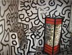 Oude analoge foto Keith Haring Pop Shop, Ophalen of Verzenden