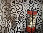 Oude analoge foto Keith Haring Pop Shop