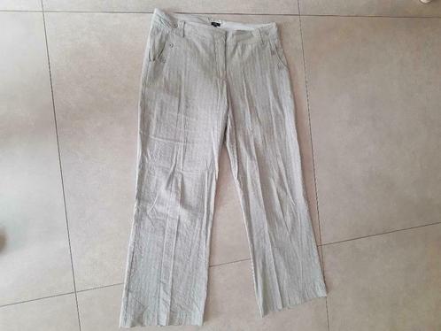 Broek Chris Janssens maat 44, Kleding | Dames, Broeken en Pantalons, Gedragen, Maat 42/44 (L), Grijs, Lang, Ophalen of Verzenden