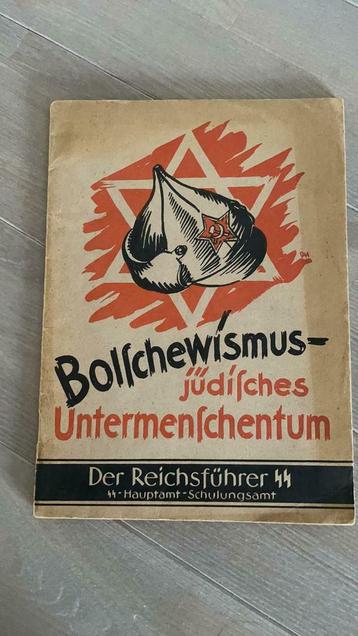 Bolschewismus - jüdisches Untermenschentum 1942 - zeldzaam!! beschikbaar voor biedingen