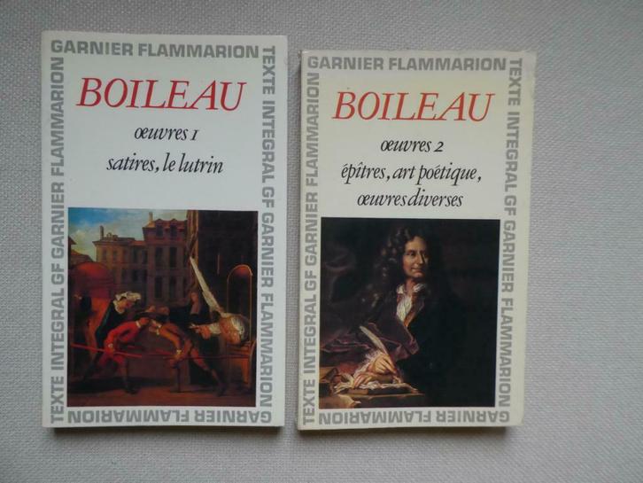 BOILEAU - Oeuvres 1 et 2, Boeken, Literatuur, Gelezen, Ophalen of Verzenden