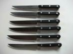 6 messen Solicut rostfrei -Steakmessen - steak mes, Ophalen of Verzenden, Zo goed als nieuw, Inox of Chroom, Los bestek