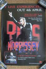 Morrissey poster "who put the 'M' in" 60x40cm / near mint., Ophalen of Verzenden, Zo goed als nieuw, Rechthoekig Staand, Muziek