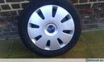 Winterbanden Continental en Ford-velgen, Auto-onderdelen, Banden en Velgen, Ophalen, Gebruikt, Winterbanden, Velg(en)