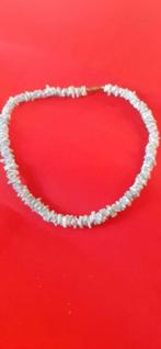 Collier ras de cou pierre cailloux bleu et blanc, Enlèvement ou Envoi, Utilisé, Bleu