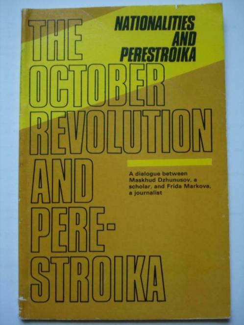 1. The October Revolution and Perestroika USSR 1989 Mashkud, Livres, Politique & Société, Utilisé, Société, Envoi