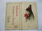 Oud parfumkaartje Cara met kalender 1939 RARE, Verzamelen, Ophalen of Verzenden, Gebruikt, Overige typen