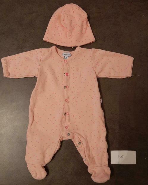 Pyjama Absorba - maat 53 - 1 maand, Kinderen en Baby's, Babykleding | Maat 56, Zo goed als nieuw, Meisje, Nacht- of Onderkleding