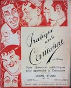 Boek 1943 - Pratique de la Caricature - Karikaturen tekenen, Gebruikt, Boek of Gids, Verzenden