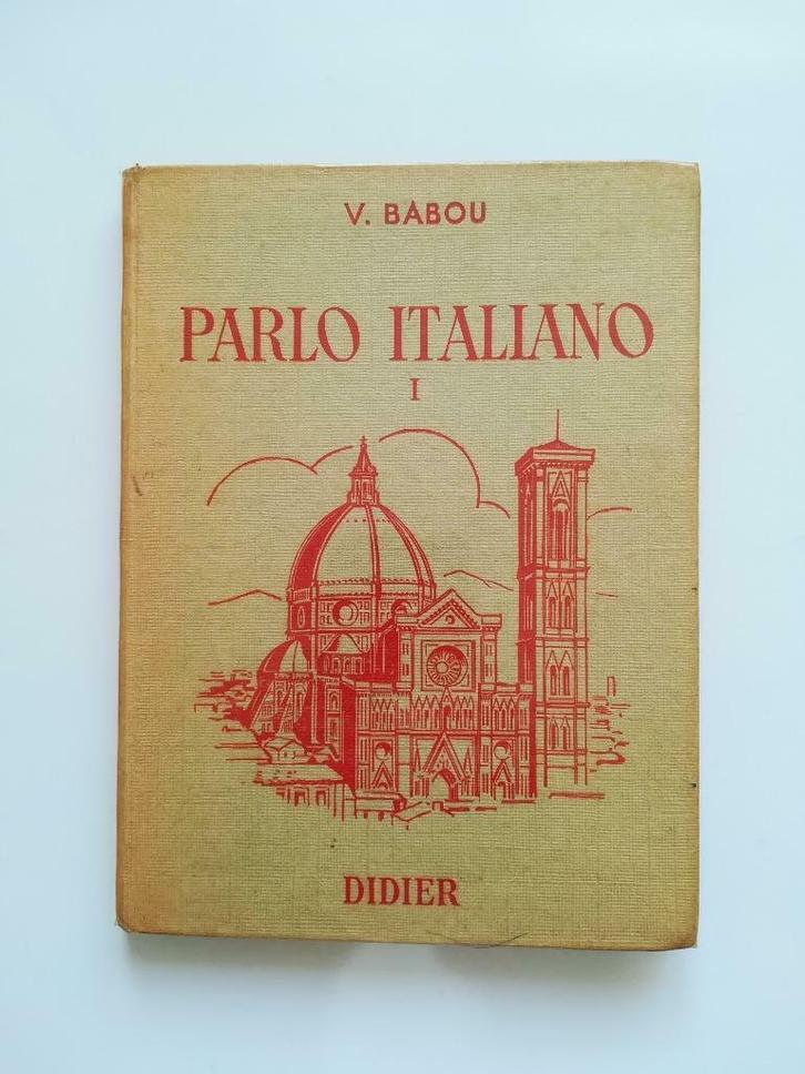 Parlo Italiano I (V. Babou / 1957), Boeken, Taal | Overige Talen, Gelezen, Non-fictie, Ophalen of Verzenden