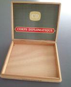Boîtes à Cigares en bois " CORPS  DIPLOMATIQUE ", Collections, Boite à tabac ou Emballage, Utilisé, Enlèvement ou Envoi