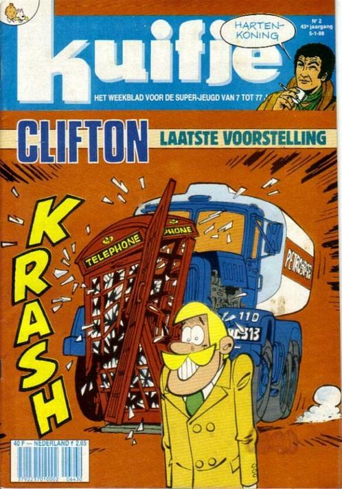 Weekblad Kuifje van 5-1-1988 , 43ste Jaargang, Nummer 2, Livres, BD | Comics, Utilisé, Plusieurs comics, Europe, Enlèvement ou Envoi