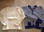 tricot trui meisjes 8jr: écru Zara, streepjes H&M, Kinderen en Baby's, Kinderkleding | Maat 128, Meisje, Trui of Vest, Gebruikt