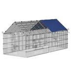 Enclos extérieur toit bleu enclos rongeur enclos lapin parc, Animaux & Accessoires, Volatiles | Accessoires, Autres types, Envoi