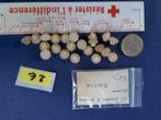 partij van 22 kleine knoopjes 10 mm beige oker B1022Q, Hobby en Vrije tijd, Naaien en Fournituren, Ophalen of Verzenden, Nieuw