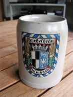 Ancienne chope de bière allemande Reichelbräu, Comme neuf, Enlèvement ou Envoi, Verre à bière