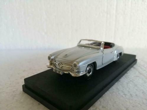 1:43 RIO R6 Mercedes Benz 190 SL open cabrio silver roadster, Hobby & Loisirs créatifs, Voitures miniatures | 1:43, Comme neuf