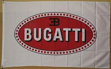 Drapeau Bugatti (Veyron) - 150 x 75 cm, Enlèvement ou Envoi