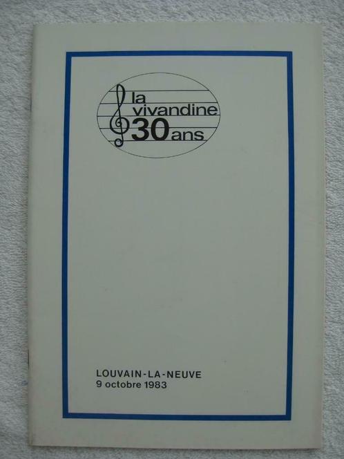 Leuven Louvain-la-Neuve – Chorale La Vivandine - EO 1983, Boeken, Geschiedenis | Nationaal, Gelezen, Ophalen of Verzenden