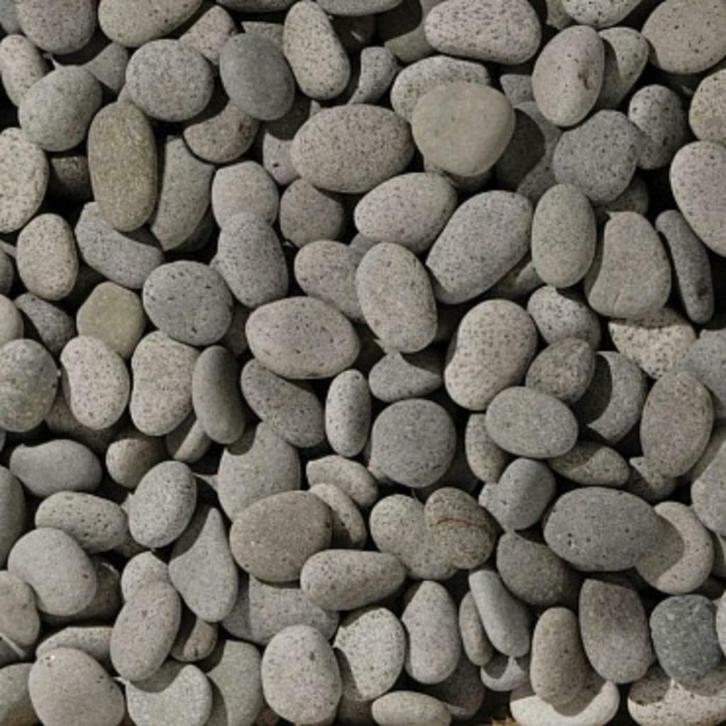 Pebblestones grind voor groen dak / sedum dak - Zak 25kg, Jardin & Terrasse, Gravier, Rochers & Caillasse, Neuf, Gravier, Gris