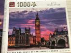 Puzzel 1000 stukken Big ben London, Ophalen of Verzenden, 500 t/m 1500 stukjes, Legpuzzel, Zo goed als nieuw