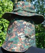 Militaria - Gecamoufleerde hoed met verborgen gezicht F198, Verzamelen, Militaria | Algemeen, Ophalen of Verzenden