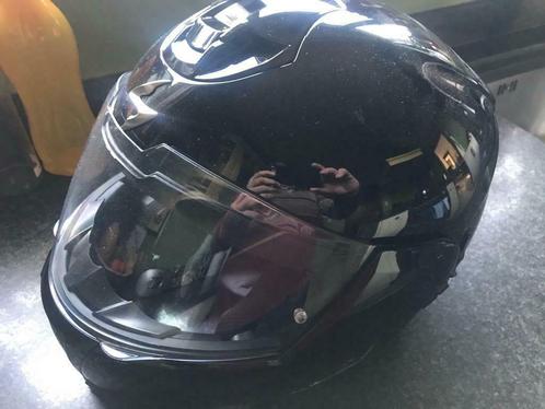 Helm te koop, geen driemaal gebruikt en regelbaar door lucht, Motoren, Kleding | Motorhelmen, Ophalen