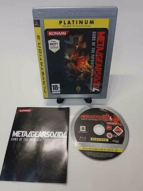 Ps3 metal gear solid 4 guns of the patriots, Games en Spelcomputers, Games | Sony PlayStation 3, Zo goed als nieuw, Ophalen of Verzenden