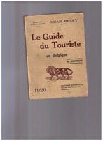 Le guide du touriste en Belgique 1926 - Oscar Henry -, Livres, Guides touristiques, Autres marques, Oscar Henry, Utilisé, Enlèvement ou Envoi