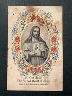 Heiligenprentje HET HEILIG HART VAN JEZUS CA. 1860/70, Verzamelen, Bidprentje, Verzenden