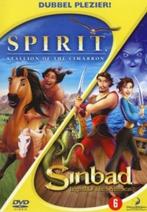 DVD 'Spirit én Sinbad' (2 = 1) van DREAMWORKS, Cd's en Dvd's, Alle leeftijden, Ophalen of Verzenden, Amerikaans, Tekenfilm
