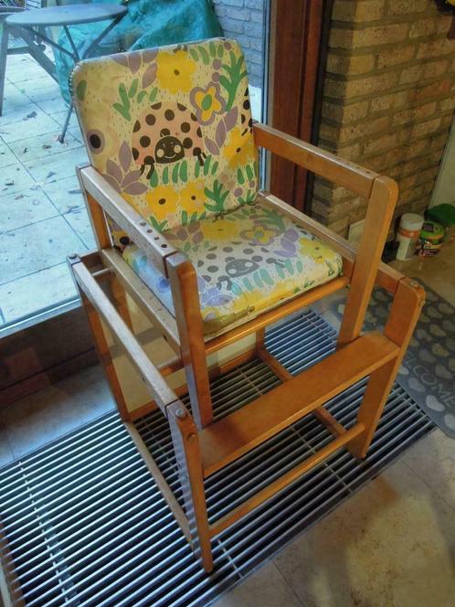 chaise haute merde chaise 2 parties lâche table en bois chai, Enfants & Bébés, Chaises pour enfants, Utilisé, Enlèvement