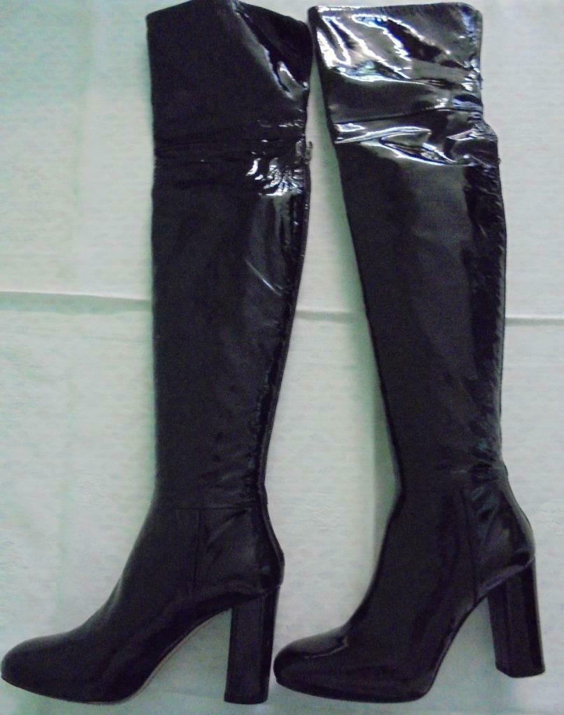ERMANNO SCERVINO maat 38,5 * NIEUW * otk hoge leder dameslaa, Kleding | Dames, Schoenen, Nieuw, Hoge laarzen, Zwart, Ophalen
