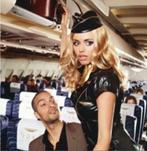 Baci - Sexy Stewardess S/M, Noir, Ensemble, Enlèvement ou Envoi