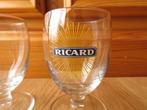 Ricard 2 superbes verre avec motifs rayon solaire et doseur, Ophalen of Verzenden, Zo goed als nieuw, Overige typen