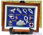§ cadre mural noeuds de marine, Maison & Meubles, Accessoires pour la Maison | Cadres, Enlèvement ou Envoi