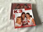 Retro cd K3 Verliefd met tekst en foto boekje, Utilisé, Enlèvement ou Envoi
