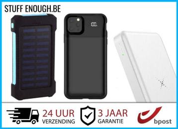 Powerbank Hoge Capaciteit Qi Solar Externe Batterij Hoesje