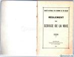 SNCB Règlement du Service de la Voie 1933, Antiquités & Art, Antiquités | Livres & Manuscrits